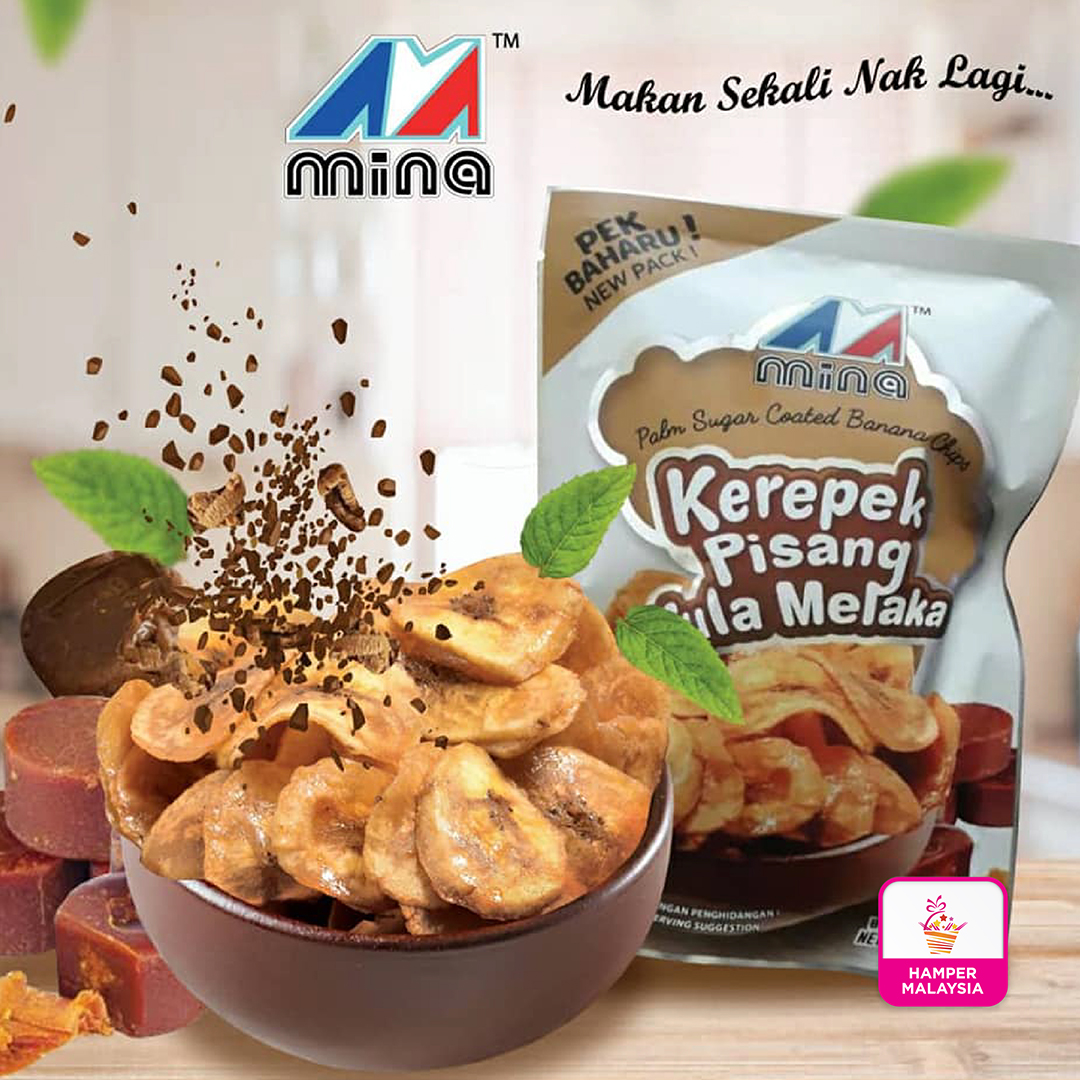 Mina Kerepek Pisang Gula Melaka 60g From Local Sabah Hamper Malaysia